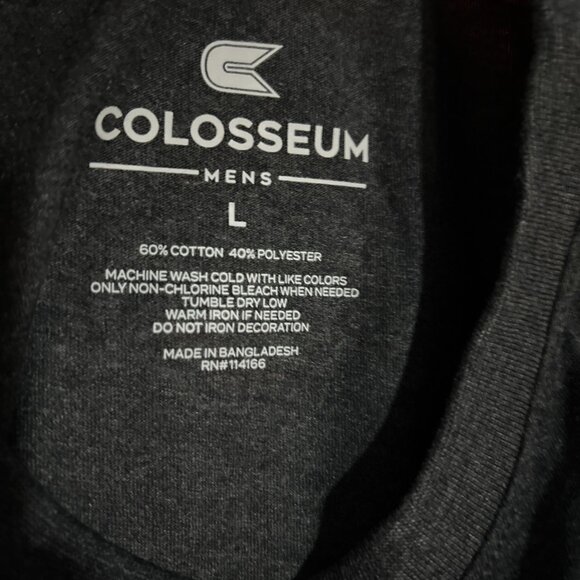 NEW Ohio State Buckeyes OSU Colosseum Gray Crew Neck Tee Shirt Men's L - Picture 7 of 8